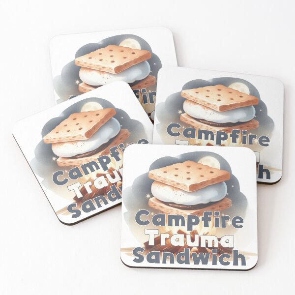 Artikelvorschau, Lagerfeuer-Trauma-Sandwich, auch bekannt als S'more's entworfen und verkauft von Lori Winslow Designs.
