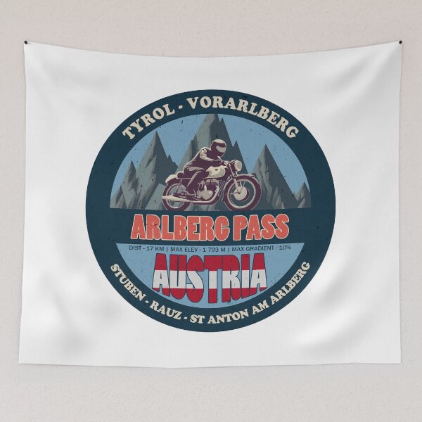 Item preview, Arlberg Pass, Tyrol - Vorarlberg, Austria designed and sold by Wanderful-roads.