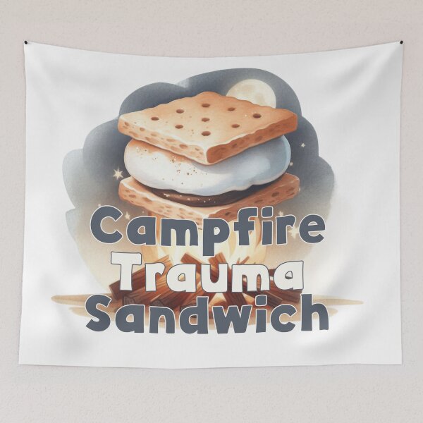 Artikelvorschau, Lagerfeuer-Trauma-Sandwich, auch bekannt als S'more's entworfen und verkauft von Lori Winslow Designs.