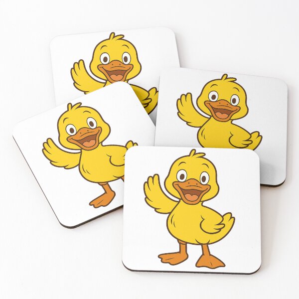 Item preview, Happy Waving Duck designed and sold by IllustrifyArts.