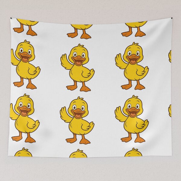 Item preview, Happy Waving Duck designed and sold by IllustrifyArts.