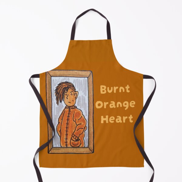 Item preview, Burnt Orange Heart designed and sold by Sibyl-Arts.