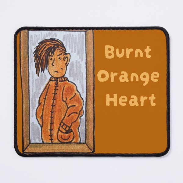 Item preview, Burnt Orange Heart designed and sold by Sibyl-Arts.