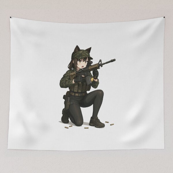 Item preview, Tactical Girl designed and sold by RAWLIFEGRAPHIC.