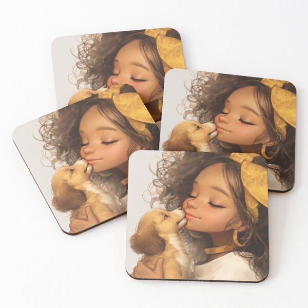 Item preview, A Girl and Her Puppy designed and sold by PlainGirl.