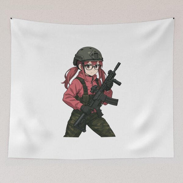 Item preview, Tactical Girl designed and sold by RAWLIFEGRAPHIC.