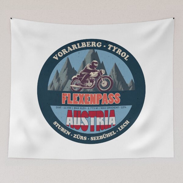 Item preview, Flexenpass, Vorarlberg - Tyrol, Austria designed and sold by Wanderful-roads.