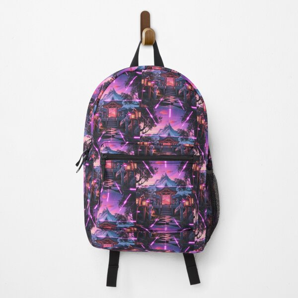 Item preview, Vaporwave Mountain Shrine designed and sold by SignumShop.