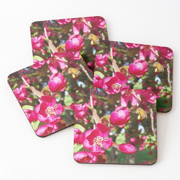 Item preview, Honey Bee Crabapple Blossoms designed and sold by Debbie Schulte.