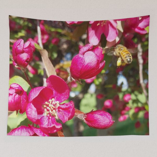 Item preview, Honey Bee Crabapple Blossoms designed and sold by Debbie Schulte.