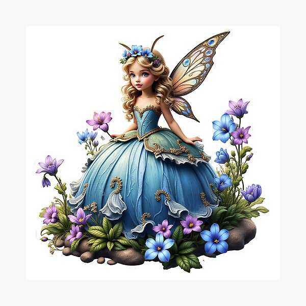 Item preview, Bluebell Fairy Little Fairy Girl  designed and sold by Agnes-Creative.