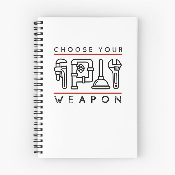 Item preview, Plumber Choose Your Weapon  designed and sold by alczar.