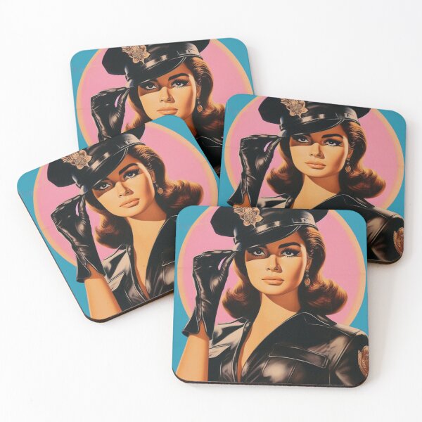 Item preview, Retro Policewoman designed and sold by PulpVintage.