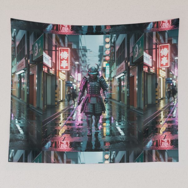 Item preview, Neon Samurai Street designed and sold by SignumShop.
