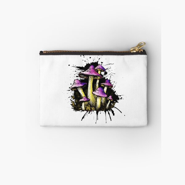 Item preview, Purple Mushrooms - Ink designed and sold by gracefullizard.