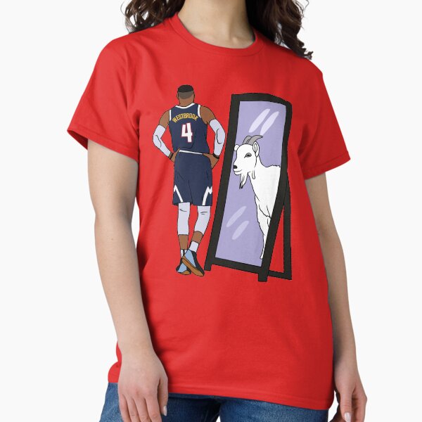 Item preview, Russell Westbrook Mirror GOAT (Denver) designed and sold by RatTrapTees.