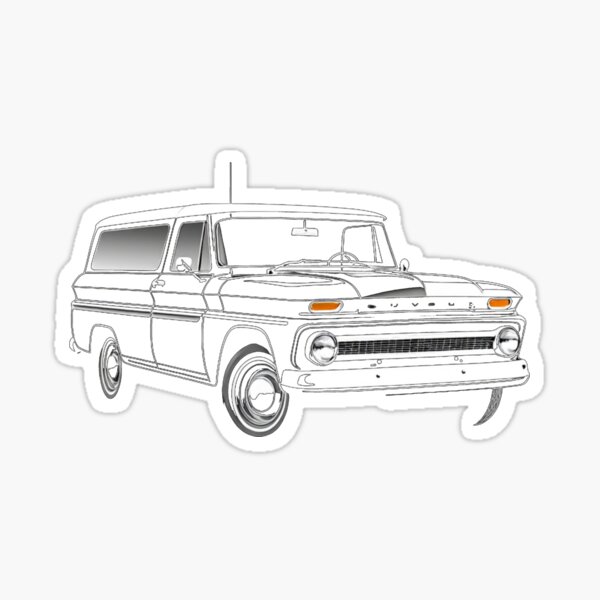 Item preview, 1965 Chevy Suburban  designed and sold by TheArtOfCar.