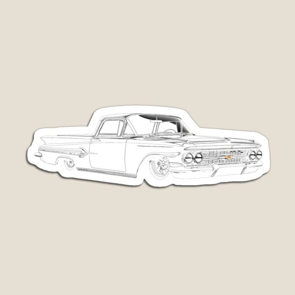 Artikel-Vorschau von 1960 Chevy El Camino, designt und verkauft von TheArtOfCar.