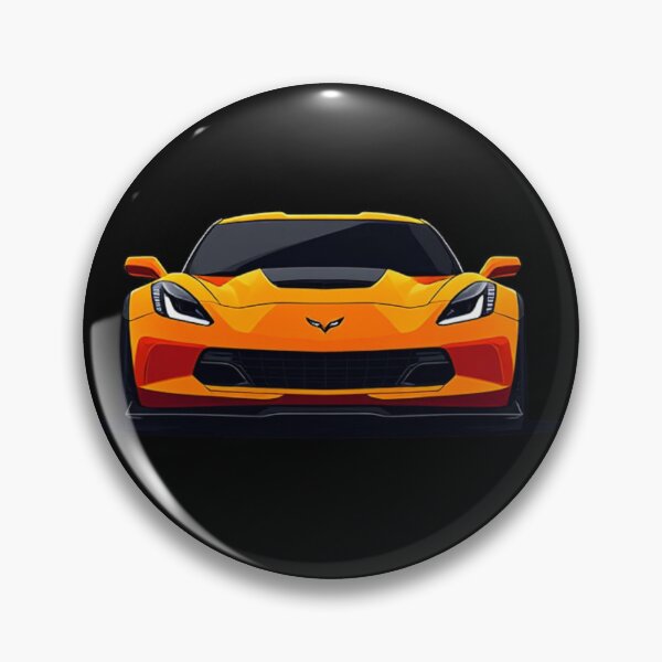 Item preview, Orange Vette C7 Front designed and sold by TheArtOfCar.