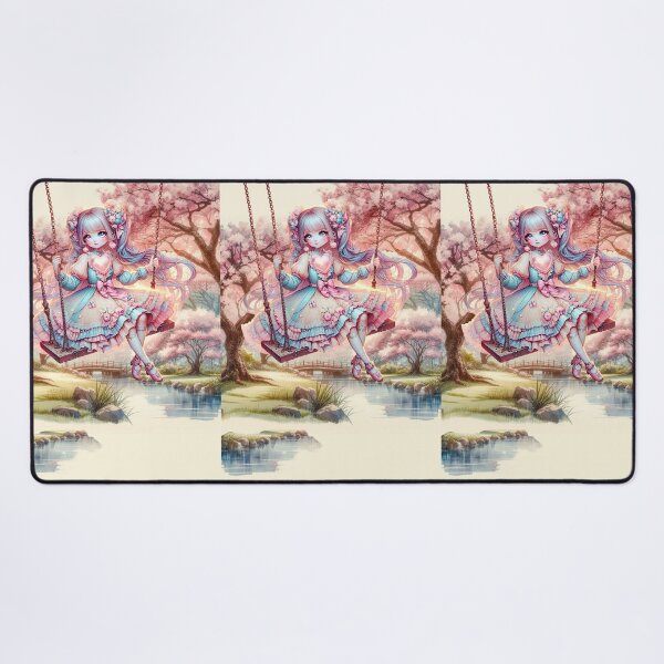 Item preview, HAPPY SPRING DAY ON THE SWING designed and sold by Tammera.