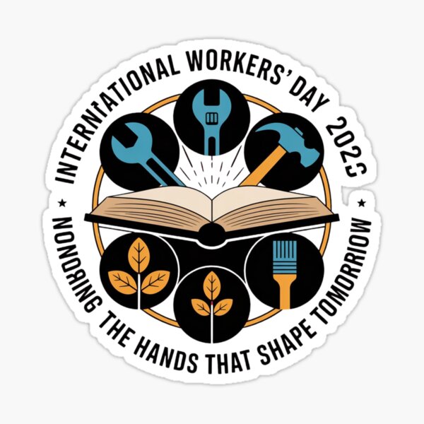 Item preview, International Workers Day  designed and sold by GlowPrint Creations.
