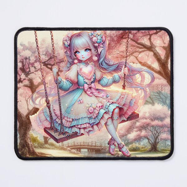 Item preview, HAPPY SPRING DAY ON THE SWING designed and sold by Tammera.