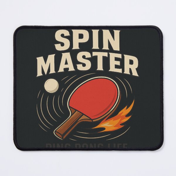 Item preview, Spin Master – Table Tennis Graphic Art designed and sold by MrBoutik.