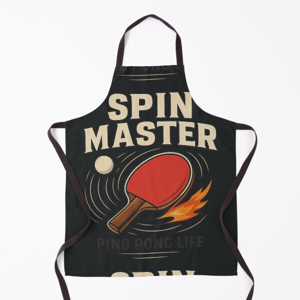 Item preview, Spin Master – Table Tennis Graphic Art designed and sold by MrBoutik.