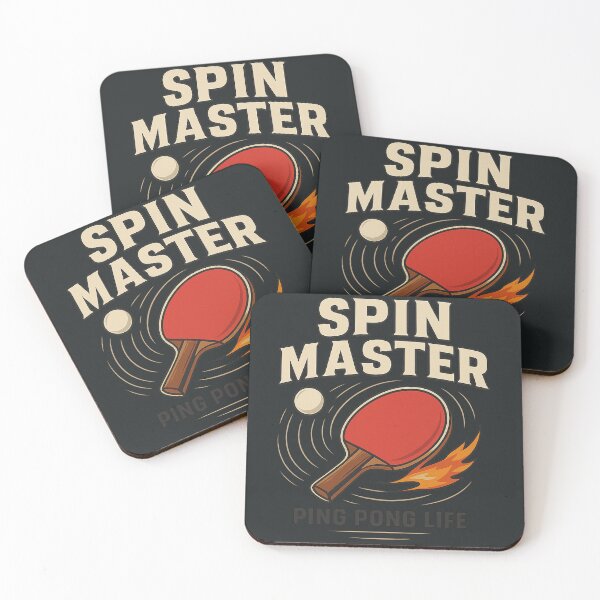 Item preview, Spin Master – Table Tennis Graphic Art designed and sold by MrBoutik.