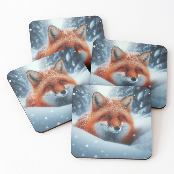 Item preview, Red Fox in Shoulder-High Snow designed and sold by nikkolaus.