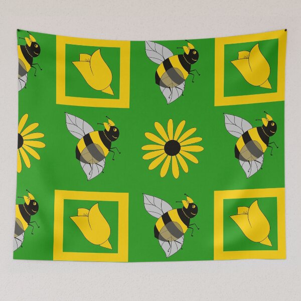 Item preview, Bumble bee pattern designed and sold by Laura Redden.