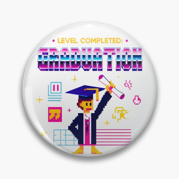 Item preview, Level Completed: Graduation - Retro Pixel Art 2025 Grad designed and sold by AnnDesignStudio.