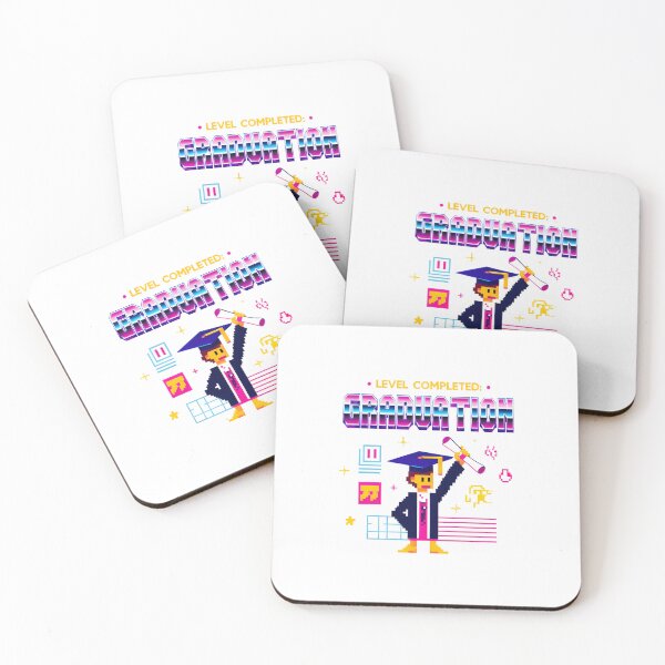Item preview, Level Completed: Graduation - Retro Pixel Art 2025 Grad designed and sold by AnnDesignStudio.