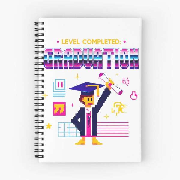 Item preview, Level Completed: Graduation - Retro Pixel Art 2025 Grad designed and sold by AnnDesignStudio.