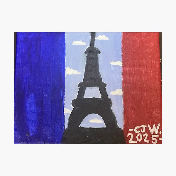 Aperçu de l'œuvre La tour Eiffel en France créée et vendue par Clinton James Weydert.