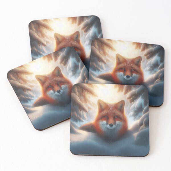 Item preview, Fox's Sunrise in the Snow designed and sold by nikkolaus.