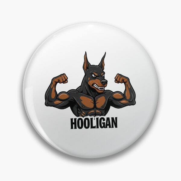 Item preview, Aggressive Hooligan Doberman Mascot designed and sold by Drevorezkin.