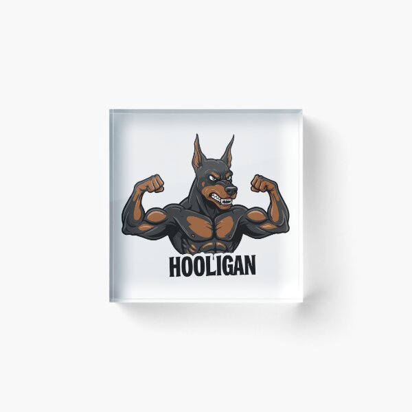 Item preview, Aggressive Hooligan Doberman Mascot designed and sold by Drevorezkin.