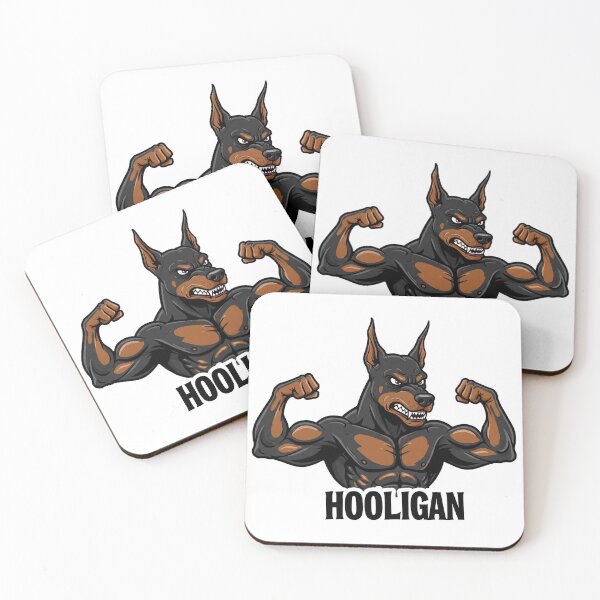 Item preview, Aggressive Hooligan Doberman Mascot designed and sold by Drevorezkin.