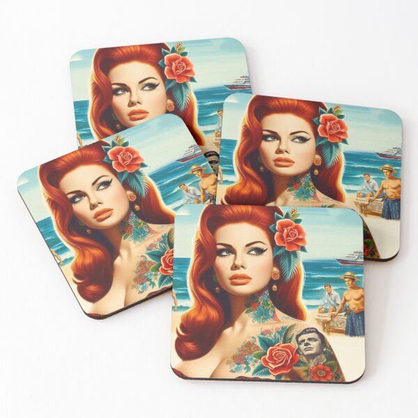 Item preview, Hot Summer Woman designed and sold by PulpVintage.