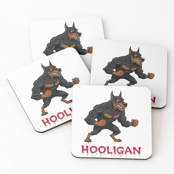 Item preview, Aggressive Hooligan Doberman Mascot designed and sold by Drevorezkin.