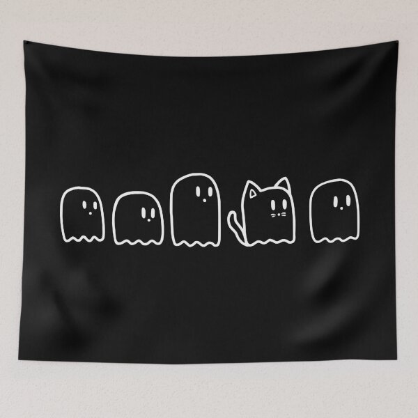Item preview, Cat and Ghosts designed and sold by JoshSavard.