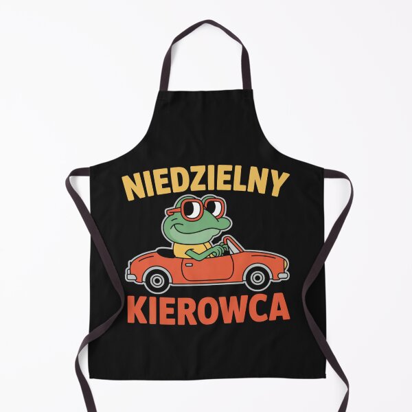 Item preview, Niedzielny Kierowca Frog Driver Polish Humor designed and sold by Anniko Art Studio.