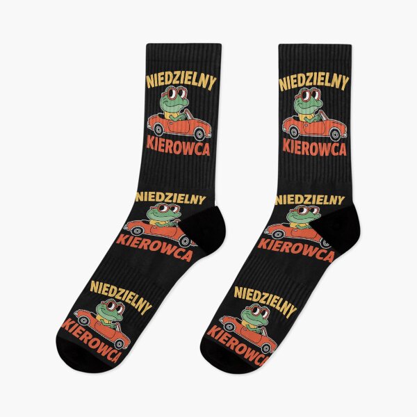 Item preview, Niedzielny Kierowca Frog Driver Polish Humor designed and sold by Anniko Art Studio.