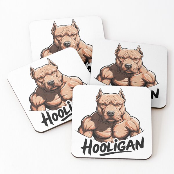 Item preview, Hooligan Pitbull Mascot designed and sold by Drevorezkin.
