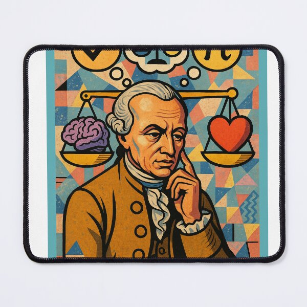 Item preview, Immanuel Kant Abstract Pop Art Portrait – Balance, Logic & Ethics Symbolism designed and sold by PrometheusStyle.