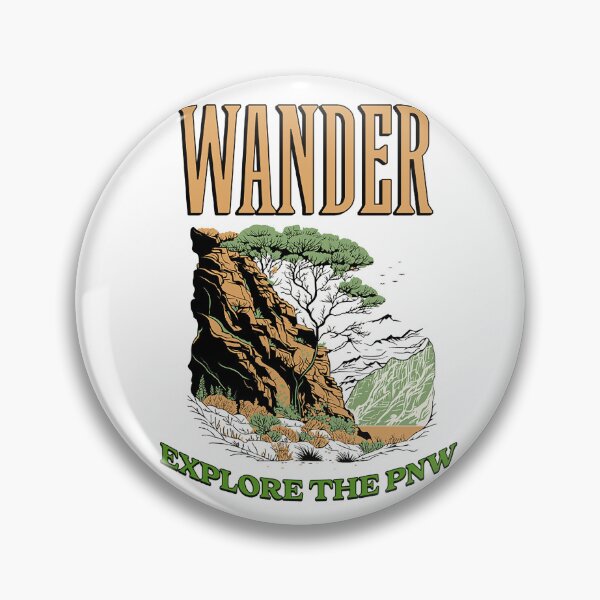 Item preview, WAnder explORe | Adventure Graphic | Hiking Art | Washington Oregon Gift | Pacific NW Style | Pacific NW Gear Co designed and sold by PacificNWGearCo.