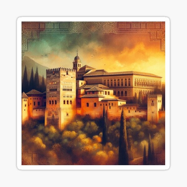 Item preview, The Alhambra of Granada style 1/4 designed and sold by Sueños en Pixel .