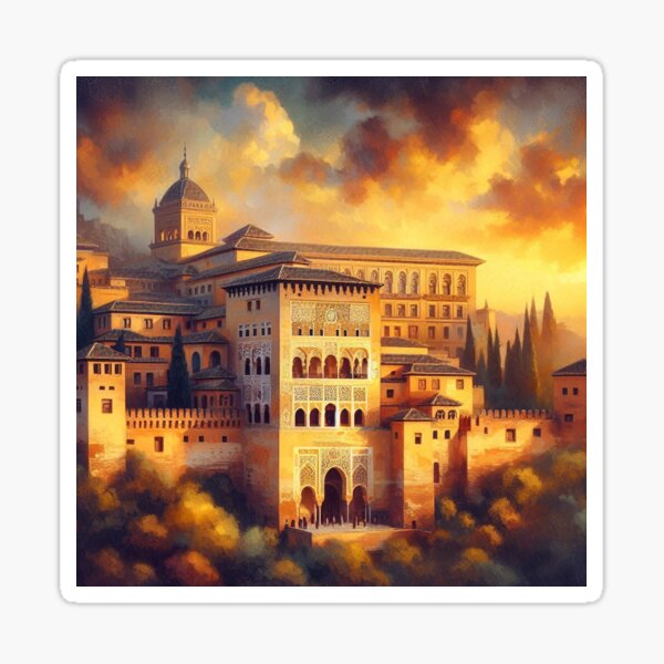 Item preview, The Alhambra of Granada style 2/4 designed and sold by Sueños en Pixel .