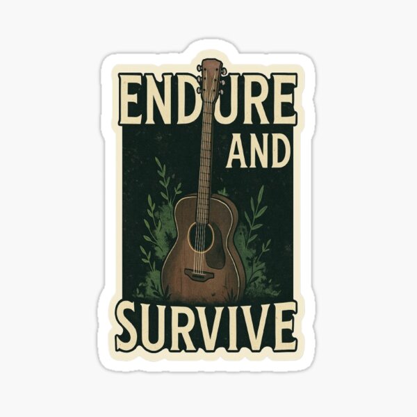 Item preview, The Last of Us Endure and Survive Sticker designed and sold by AestheticBrkdwn.